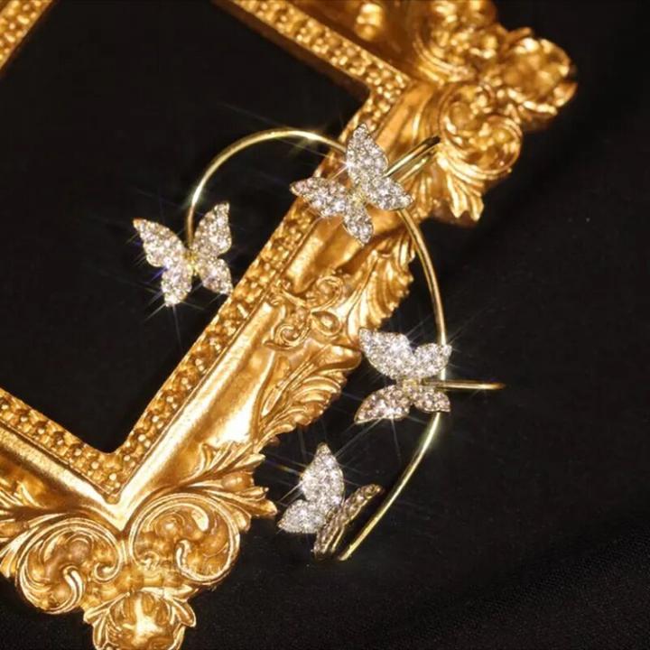 Butterfly Earrings Without Drilling