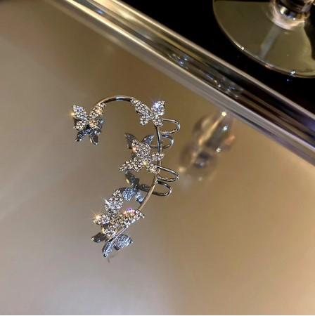 Butterfly Earrings Without Drilling