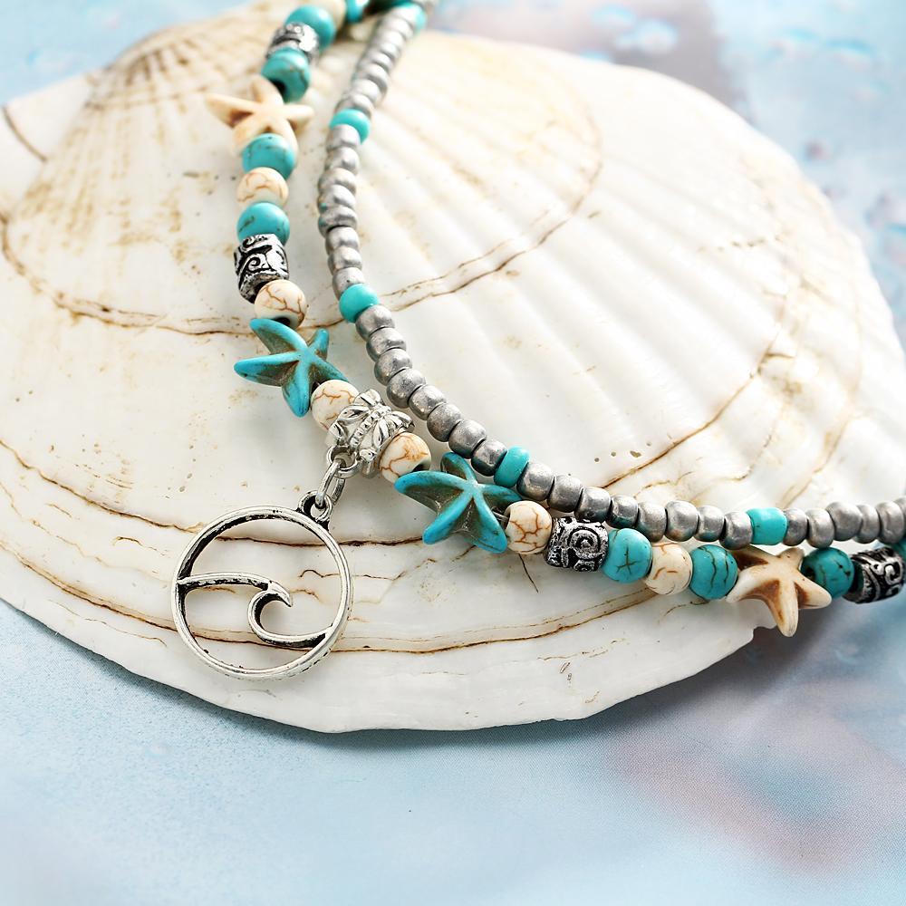 Bohemian style ankle bracelet