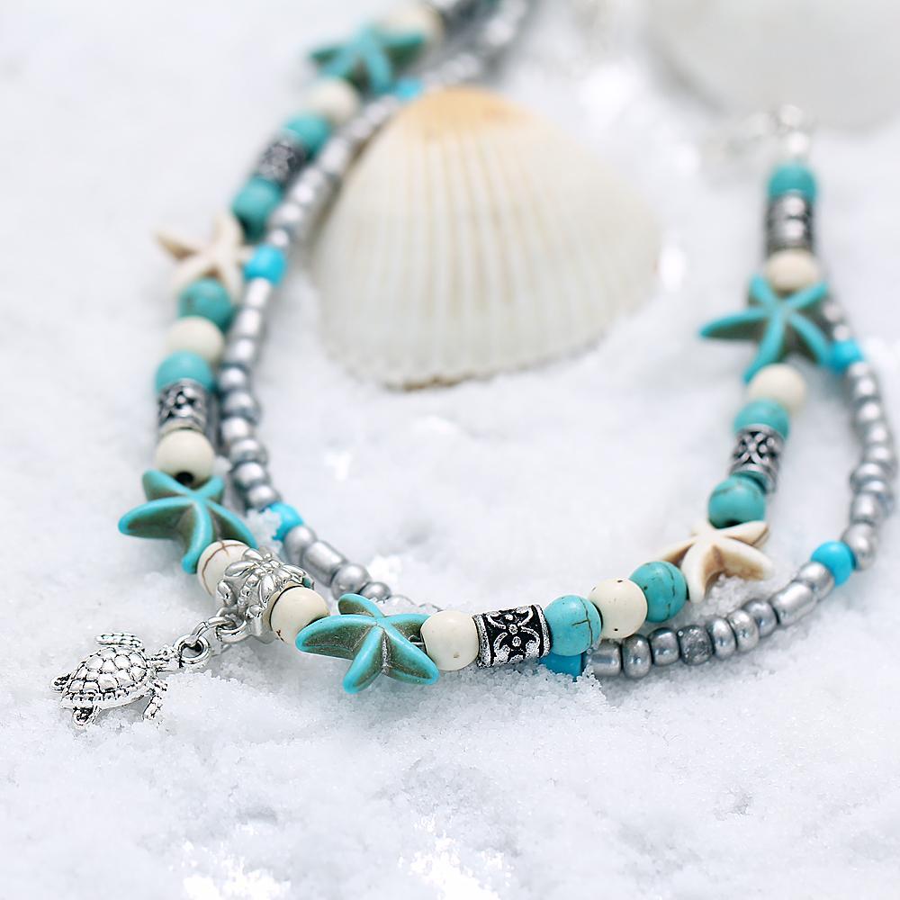 Bohemian style ankle bracelet