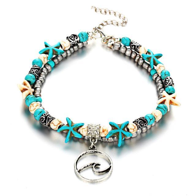 Bohemian style ankle bracelet