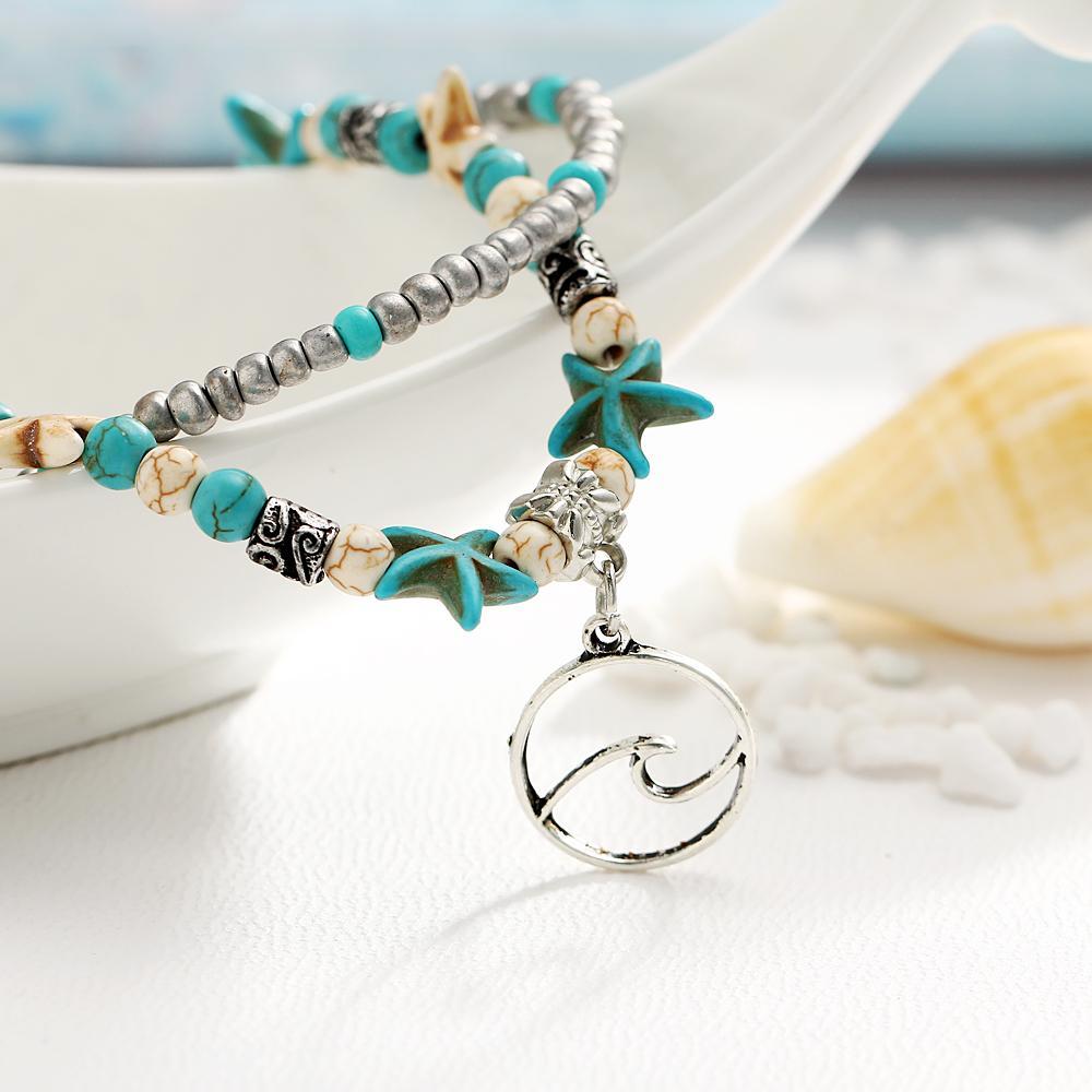 Bohemian style ankle bracelet