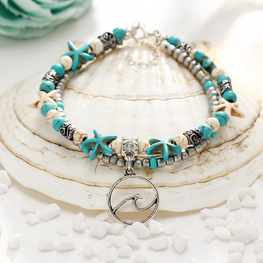 Bohemian style ankle bracelet