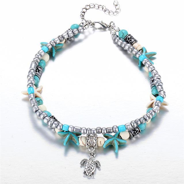 Bohemian style ankle bracelet