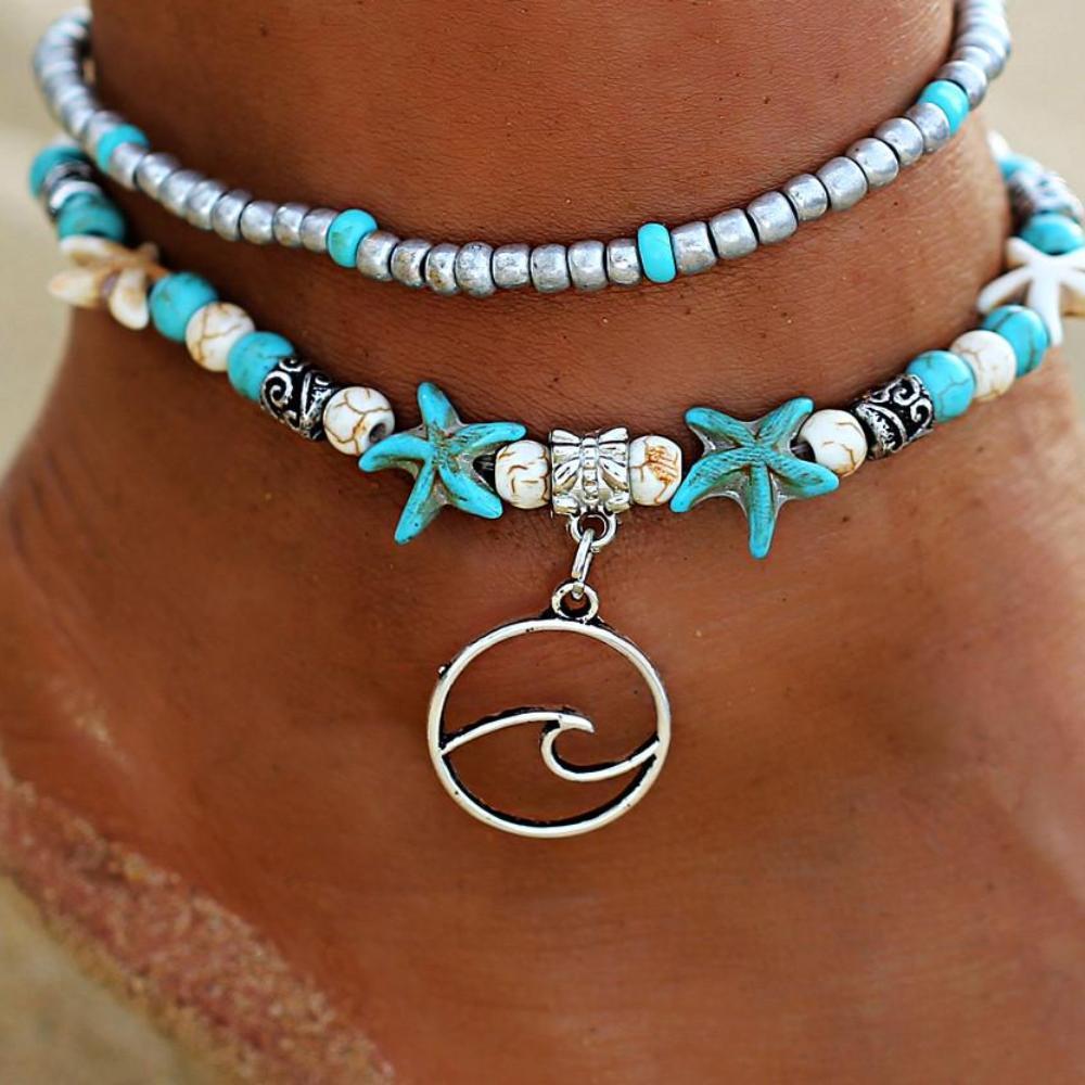 Bohemian style ankle bracelet
