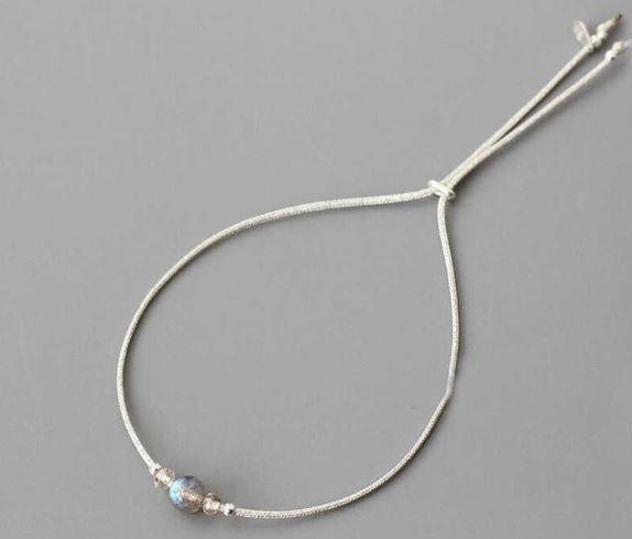 Moonstone Bracelet in 925 Sterling Silver