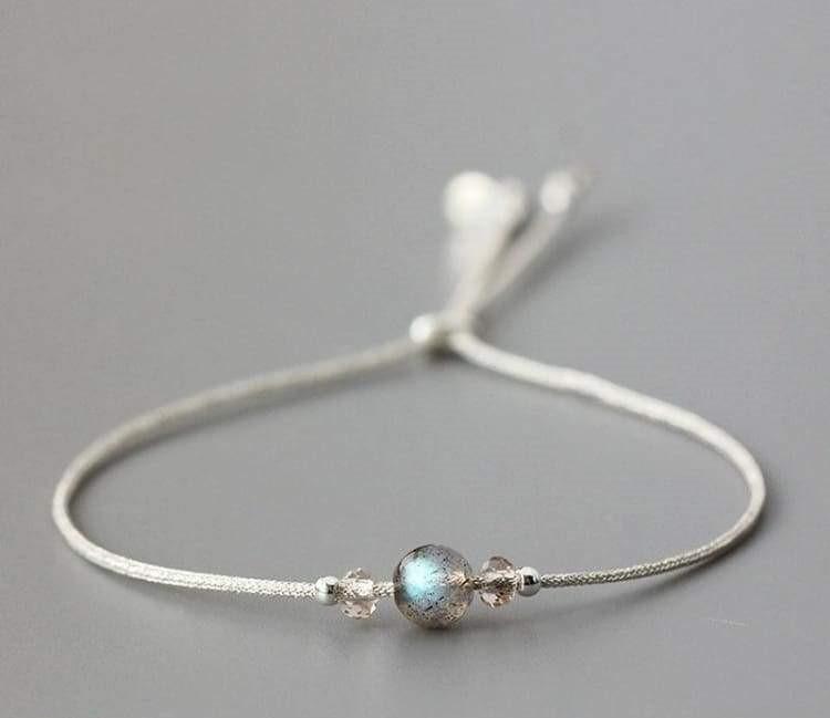 Moonstone Bracelet in 925 Sterling Silver
