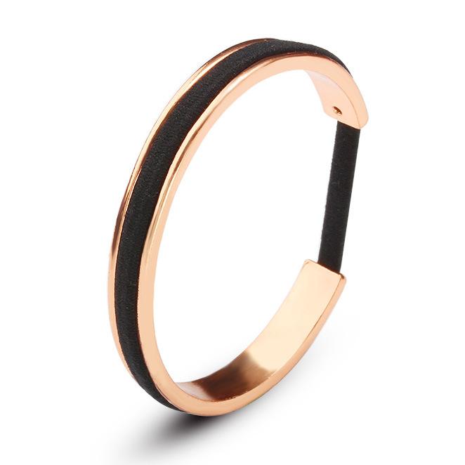 Hair elastic holder bracelet