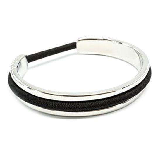 Hair elastic holder bracelet