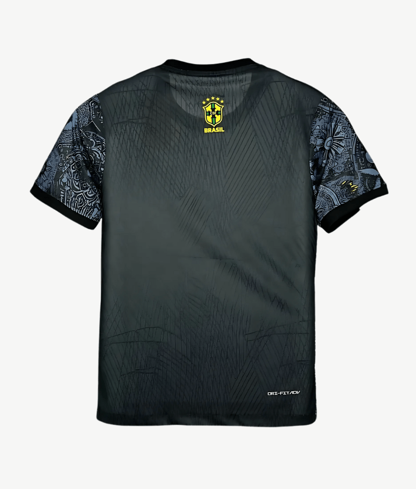 Maglia speciale nera Brasile 2024/25 «Cristo Redentore»