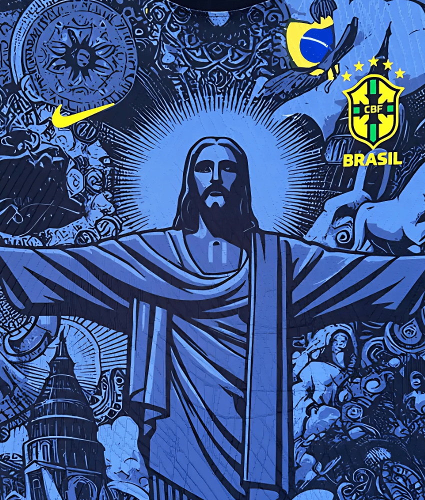 BRAZIL 2024/25 BLUE 'CHRIST THE REDEEMER' SPECIAL EDITION SHIRT