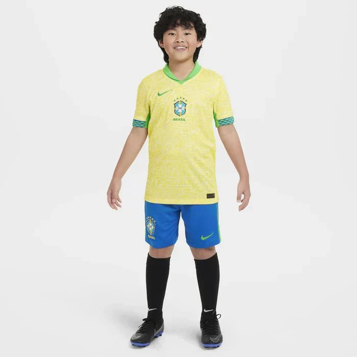 Brazil Home Kids Football Kit 2024/2025