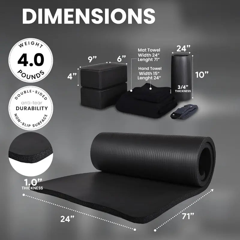 BalanceFrom-yogaset met 7 onderdelen