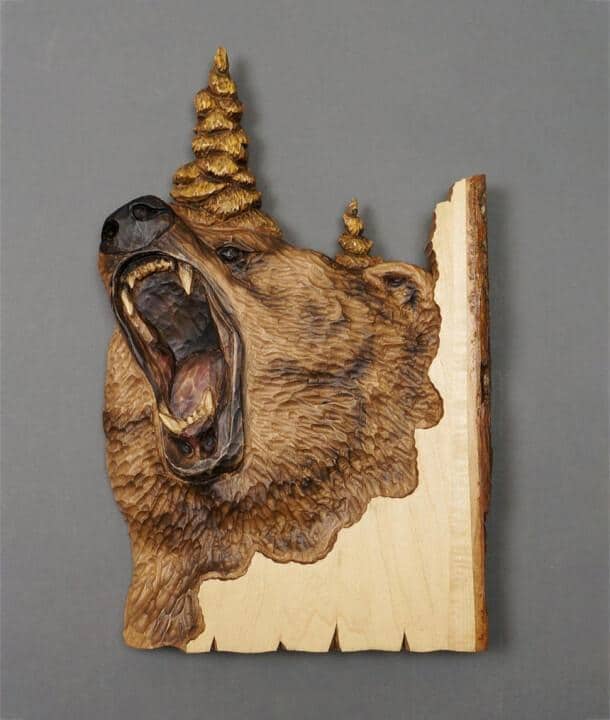 Animal wall sculpture reproduction