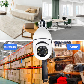 Bulbguard Wireless Outdoor WiFi Surveillance Bulb Camera with Human Tracking and Night Vision Keilini