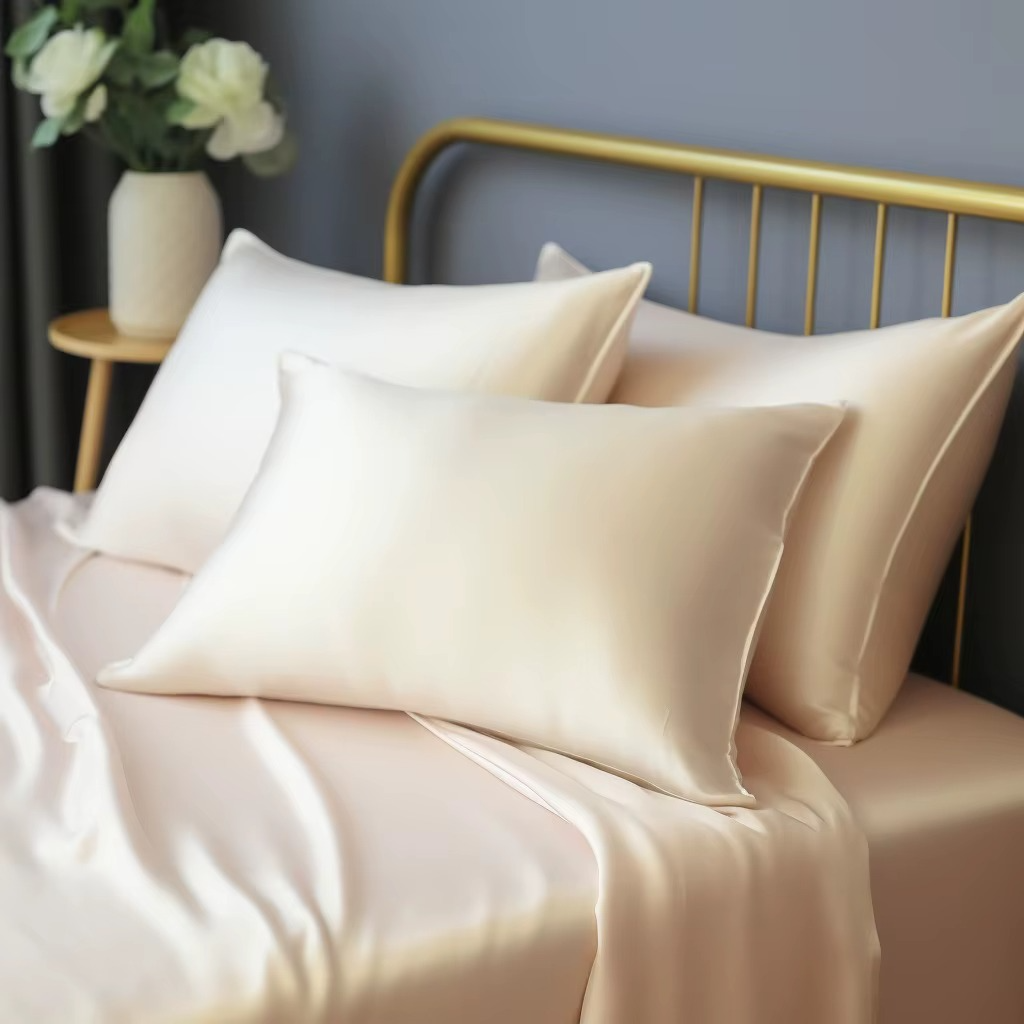 Blissy double-sided mulberry silk pillowcase 22 mommes