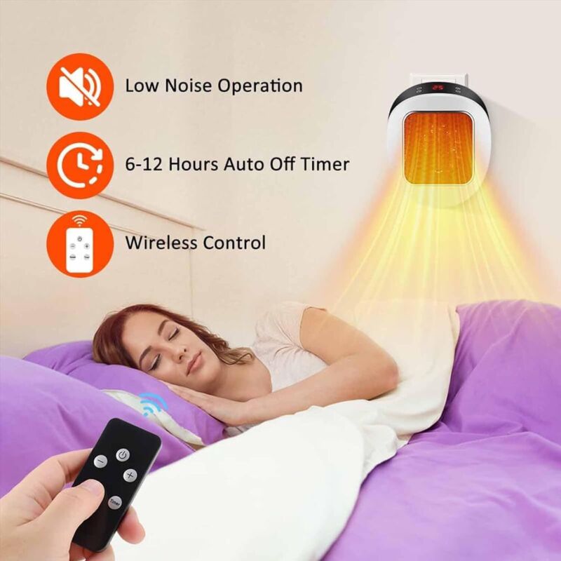 LunaHeater Portable Electric Heater 600W