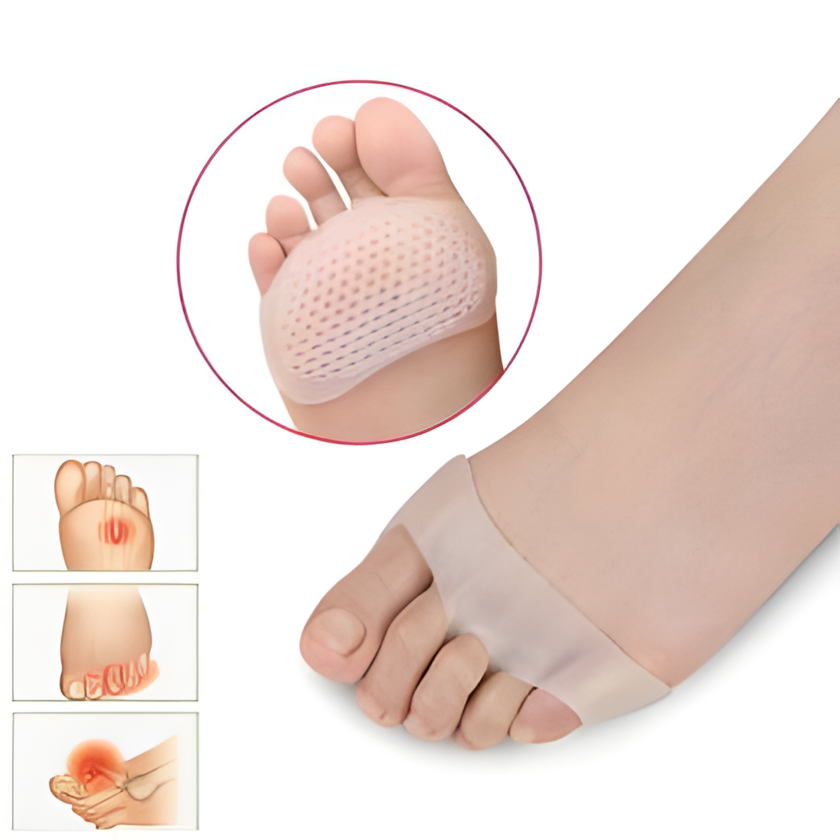 Hyggear toe separator arch silicone metatarsals