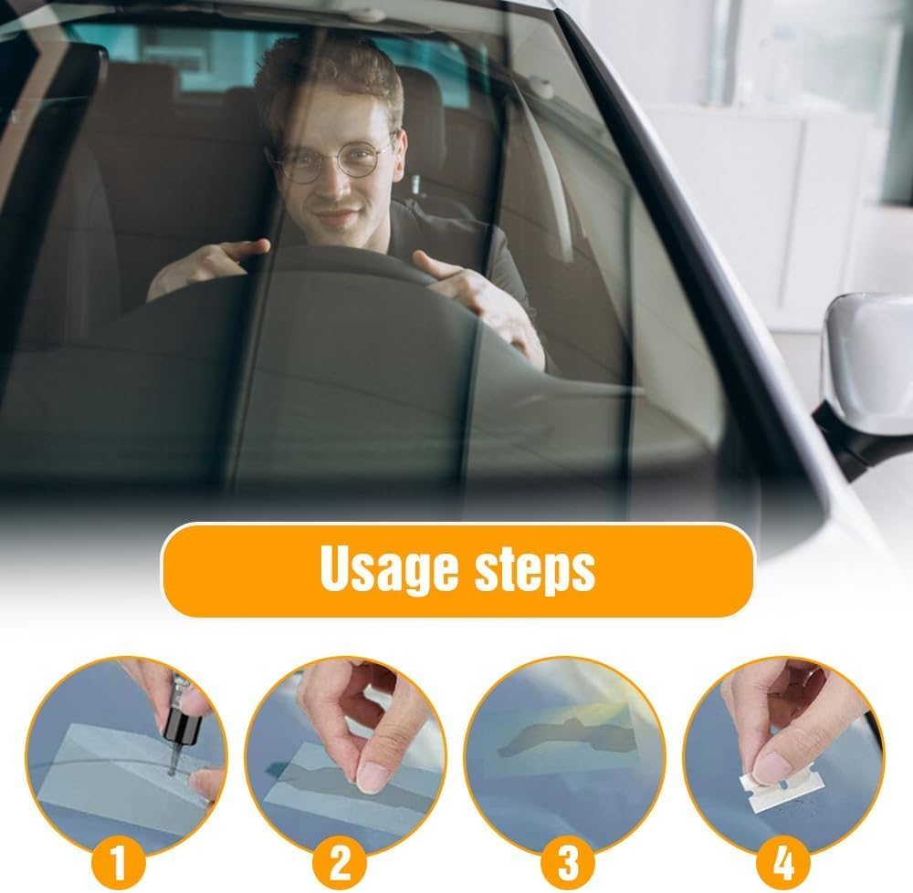 Crack Fix Pro Windshield Crack Repair Kit, for removing scratches