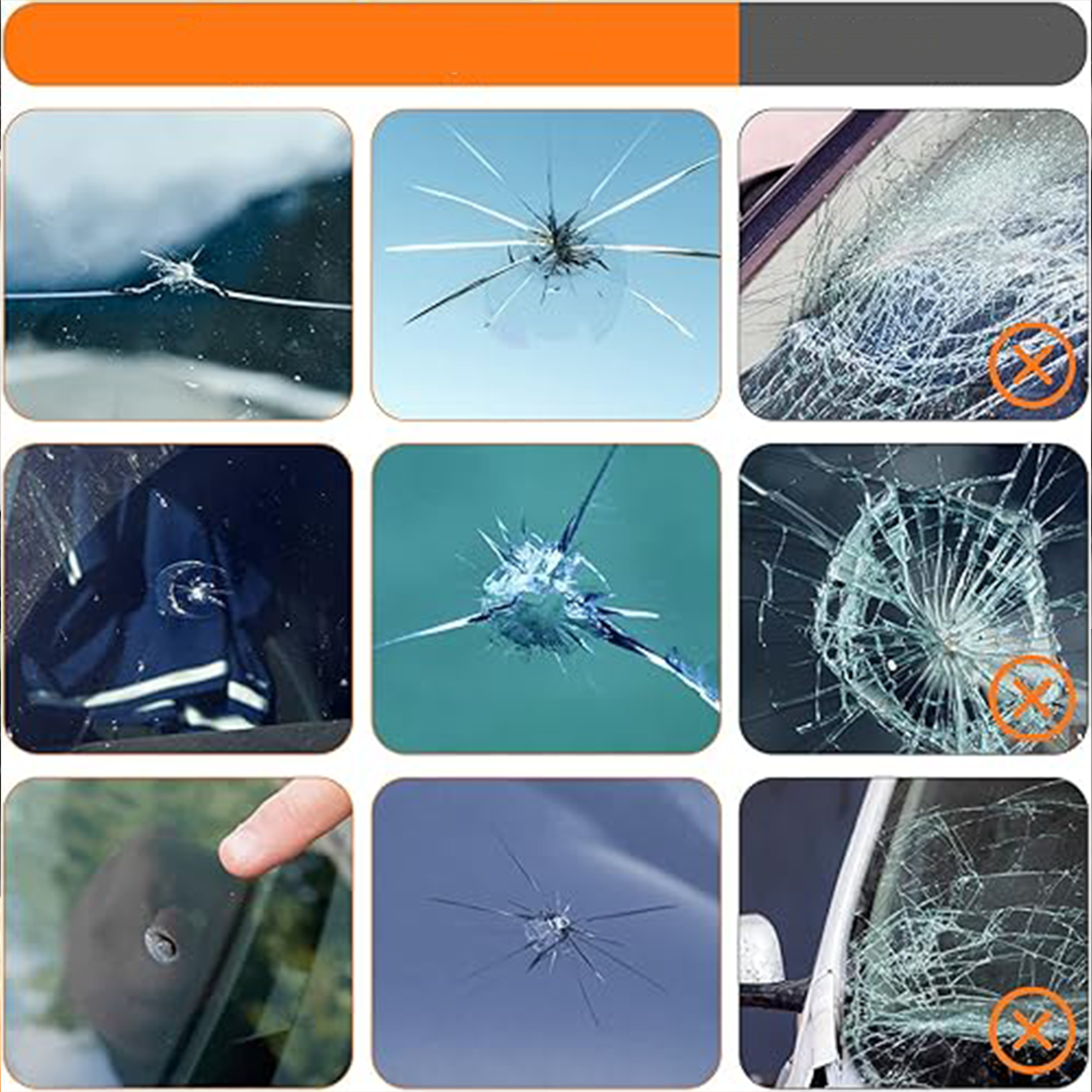 Crack Fix Pro Windshield Crack Repair Kit, for removing scratches