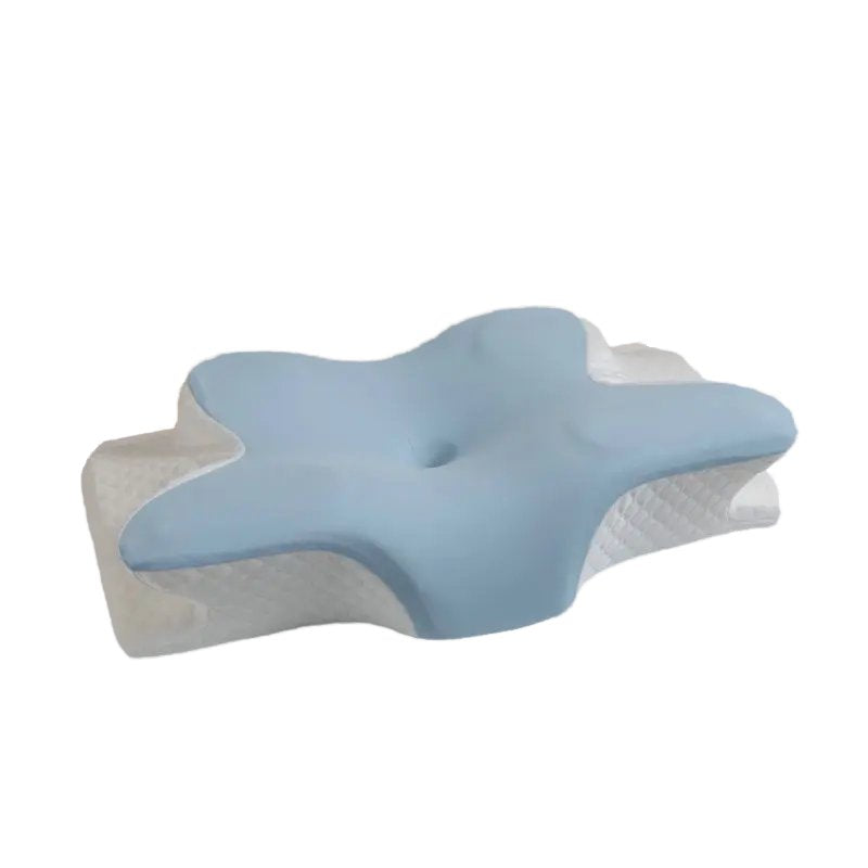 Ergo Memory Foam Pillow, Cervical Support, Anti-Snoring, Sleep Apnea Aid, Butterfly Shape