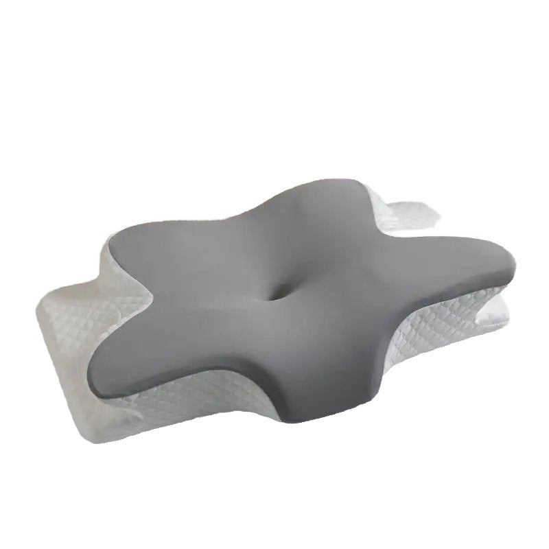 Ergo Memory Foam Pillow, Cervical Support, Anti-Snoring, Sleep Apnea Aid, Butterfly Shape