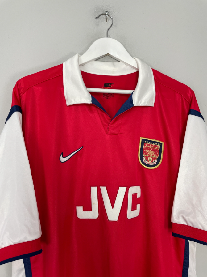 Vintage Arsenal 1996/97 thuisshirt – Dennis Bergkamp #10