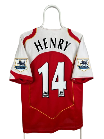 Arsenal 2003/2004 thuisshirt Thierry Henry #14 klassiek voetbalshirt