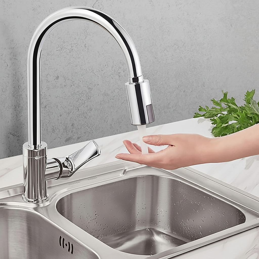 Ecowater Smart Infrared Touchless Lavatory Faucet