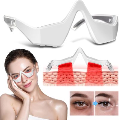 EyeLift massage glasses EMS red light eye care dark circles puffiness reduction of eye fatigue relaxing