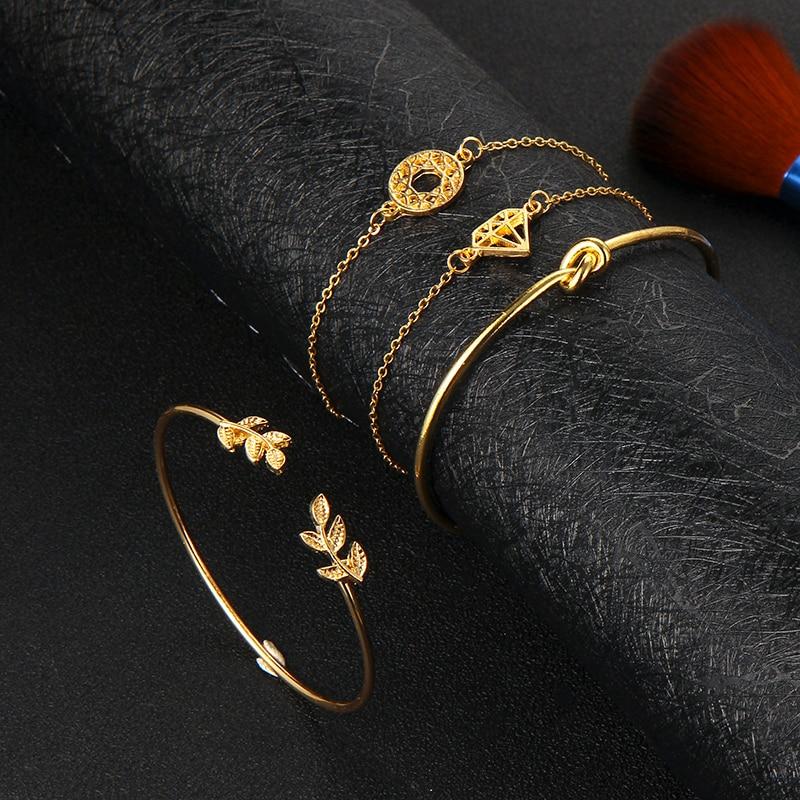 Set of trendy bracelets (set of 4)