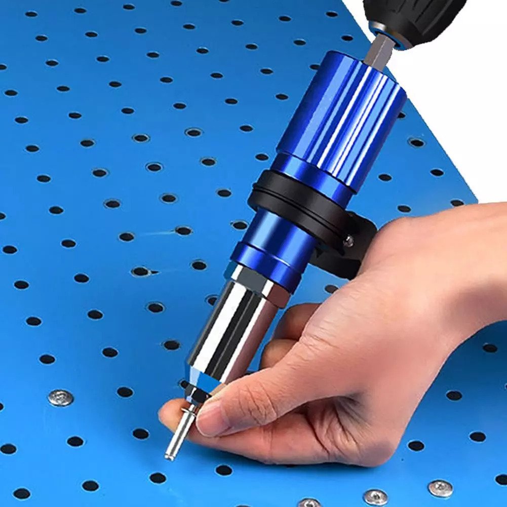 Adapter kit for professional rivet gun – With 4 different nozzle bolts