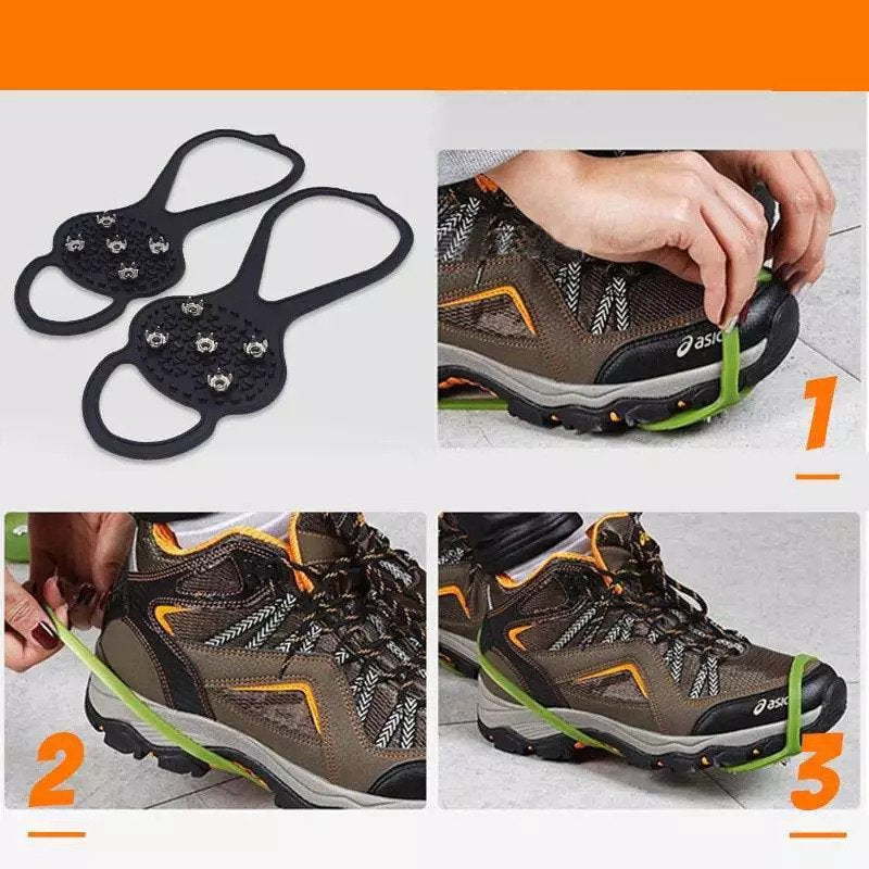 Universal anti-slip crampons – power walk