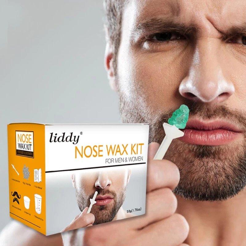 Hair removal wax for the nose