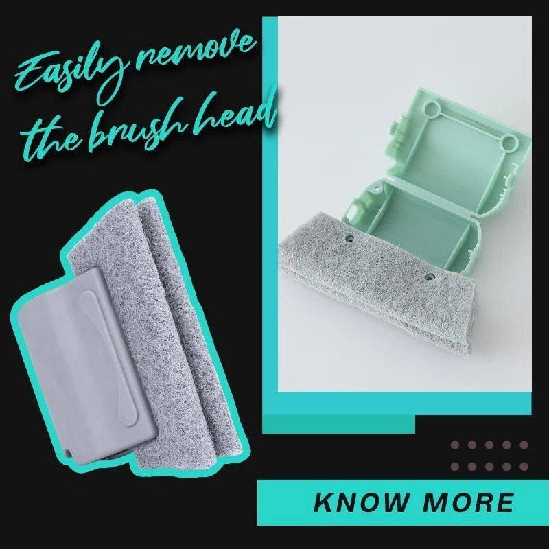 Magic brush for cleaning windows