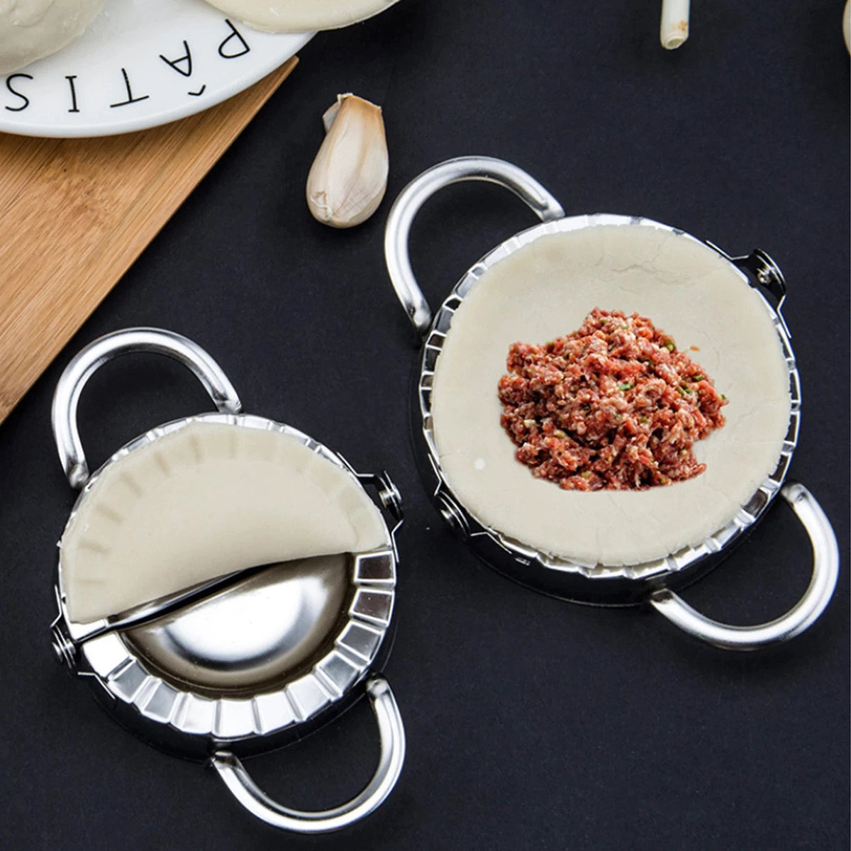 Half-moon ravioli mold