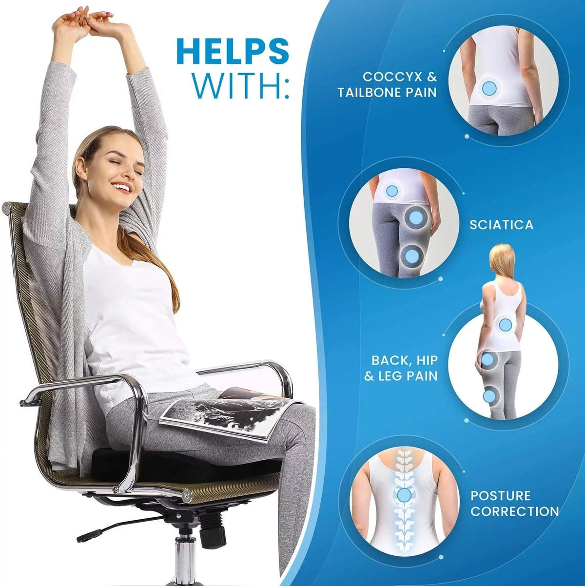 Orthopedic memory cushion