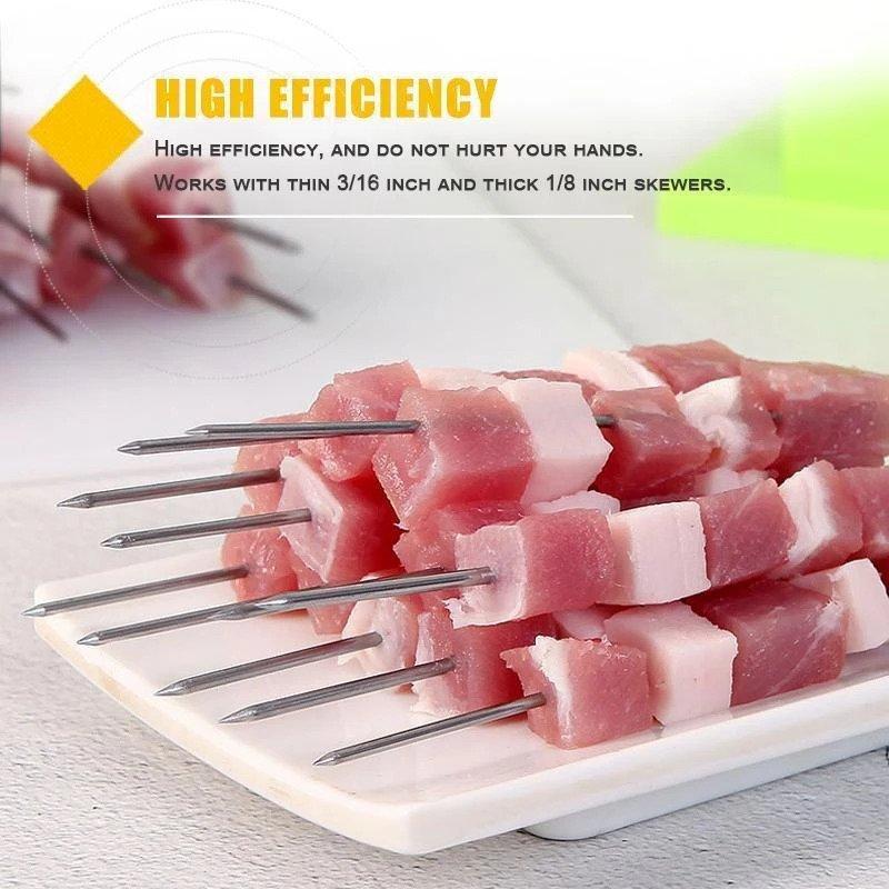 Barbecue meat skewer box