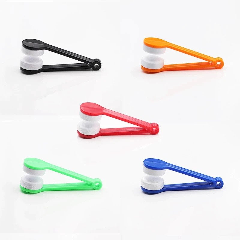 Portable Glasses Cleaning Brushes