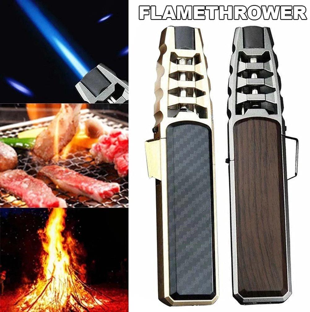 Windproof turbo lighter- flamthrower