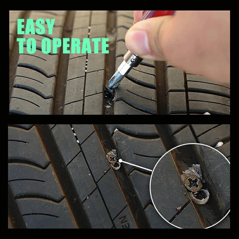 Rubber nails for tire repair