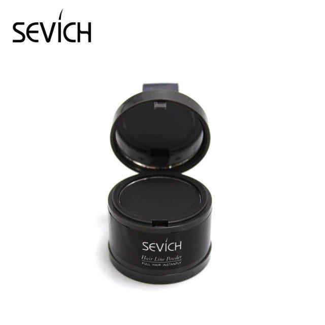 Special hair root densifying powder with ombré effect