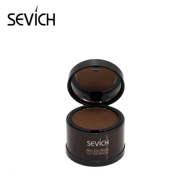 Special hair root densifying powder with ombré effect