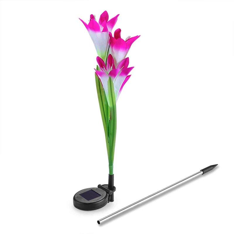 Solar Garden Flower Decorative Light