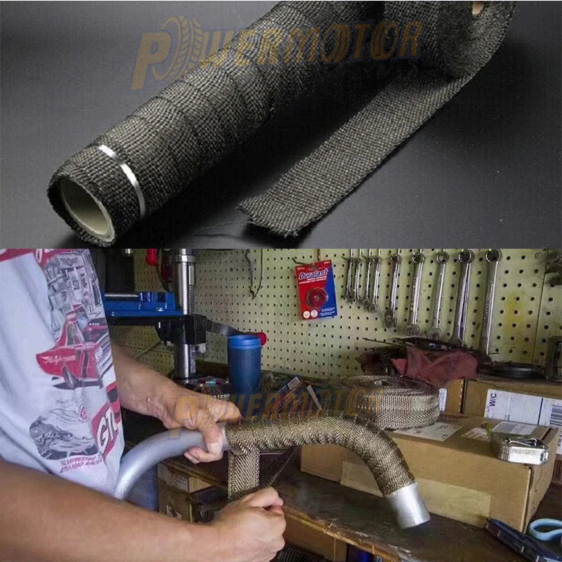 Exhaust heat strip