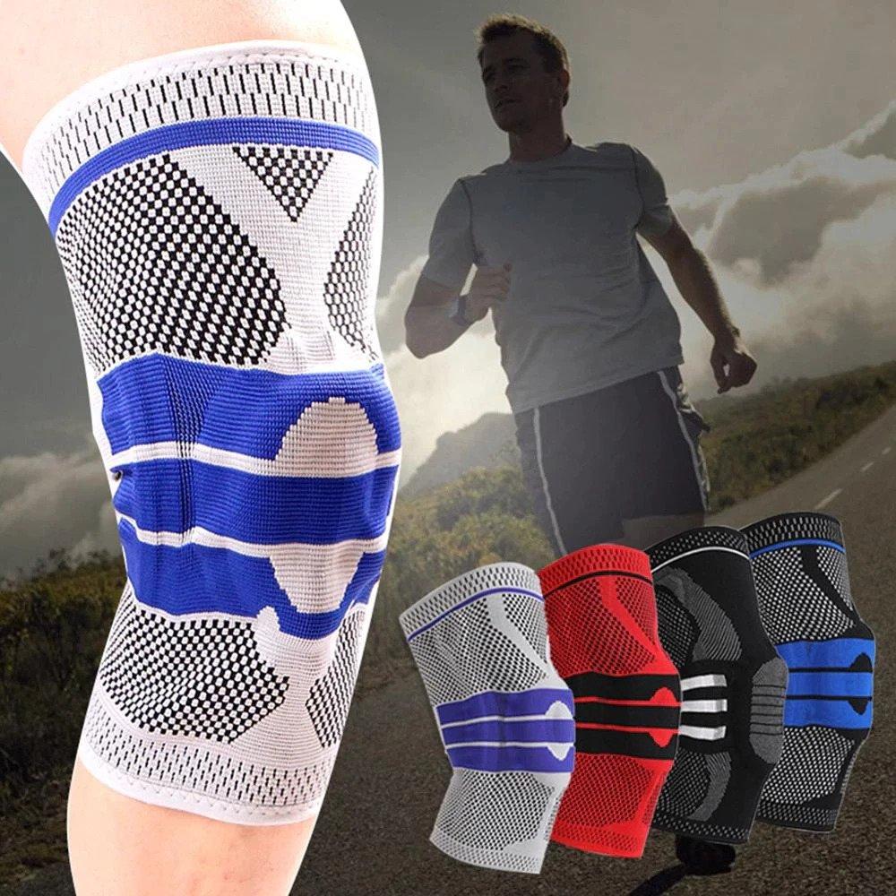 Protective silicone knee pads