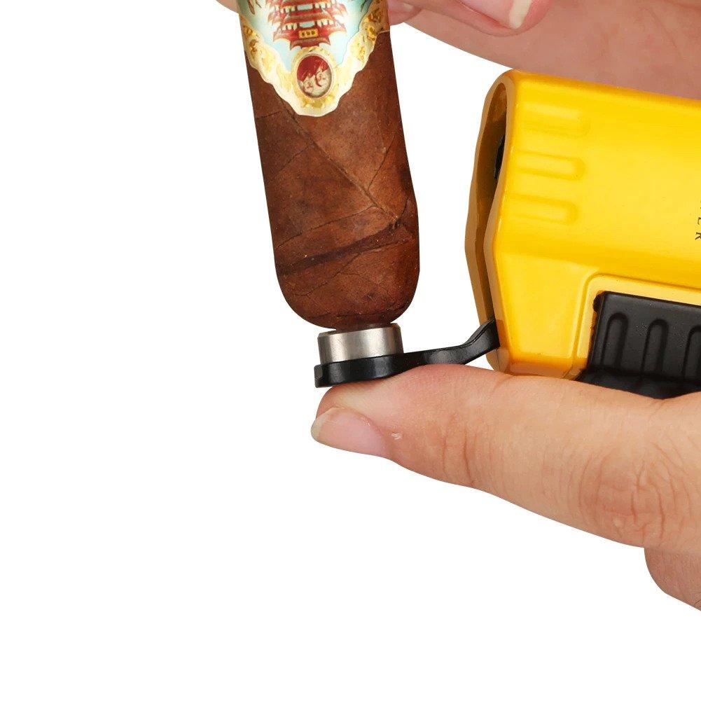 Windproof plastic lighter for cigars- galiner