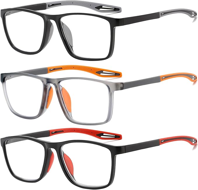 Faguocyb Lightweight Blue Light Blocking Glasses for Presbyopia, 100-1000° Adjustment