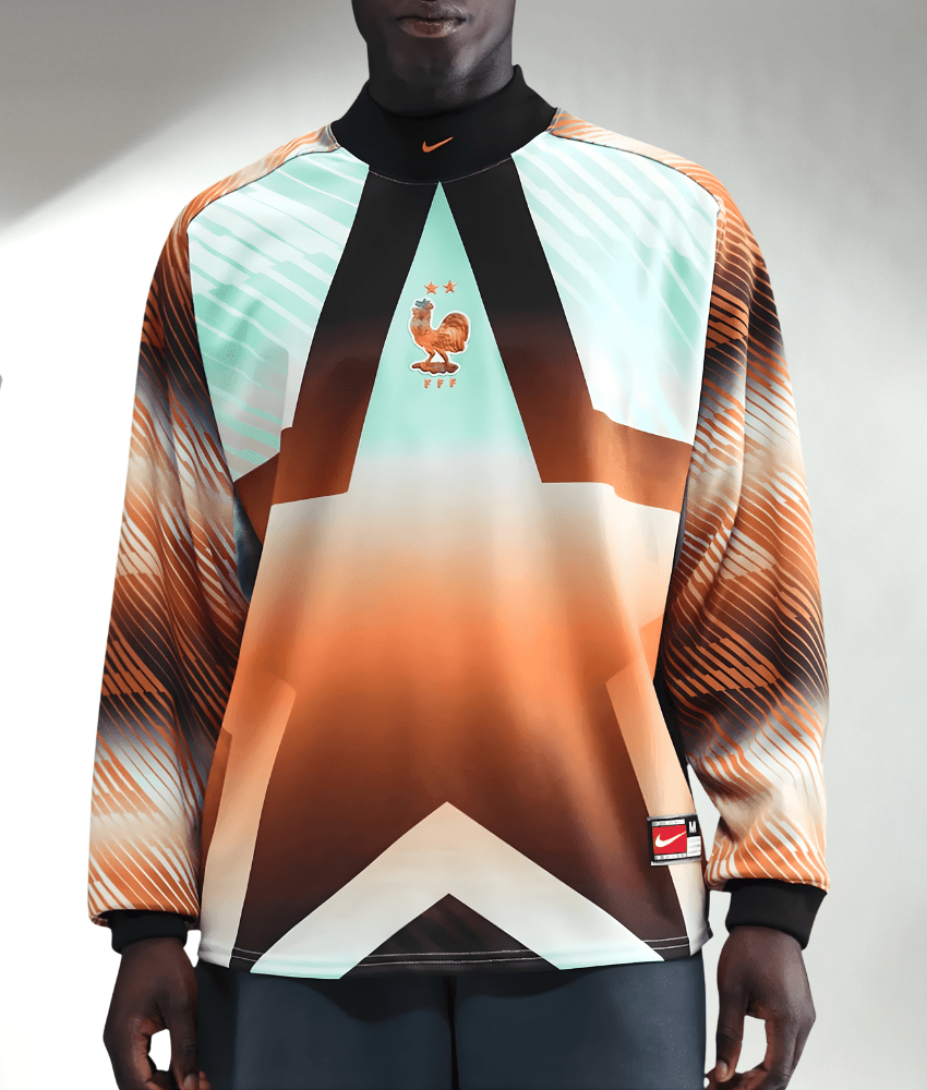 FRANKRIJK 2026 WK-KEEPERSSHIRT MET LANGE MOUWEN