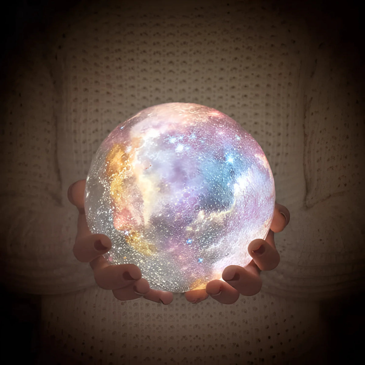Galaxy moon lamp, night light, 16 colors